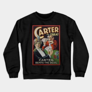 Carter Beats the Devil - Vintage Poster Crewneck Sweatshirt